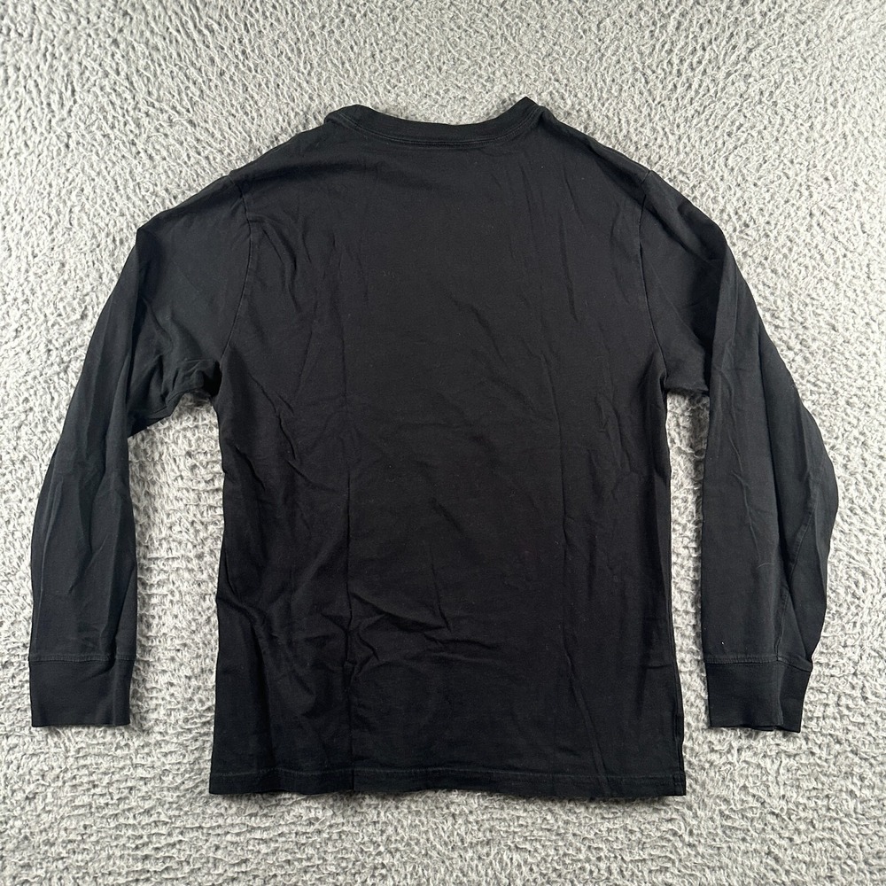 Polo Ralph Lauren Long Sleeve Shirt Boys Large Black Graphic Print - Picture 4 of 9